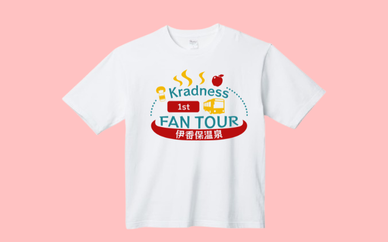 【Kradness 1st FAN TOUR】ツアー写真 Tシャツ
