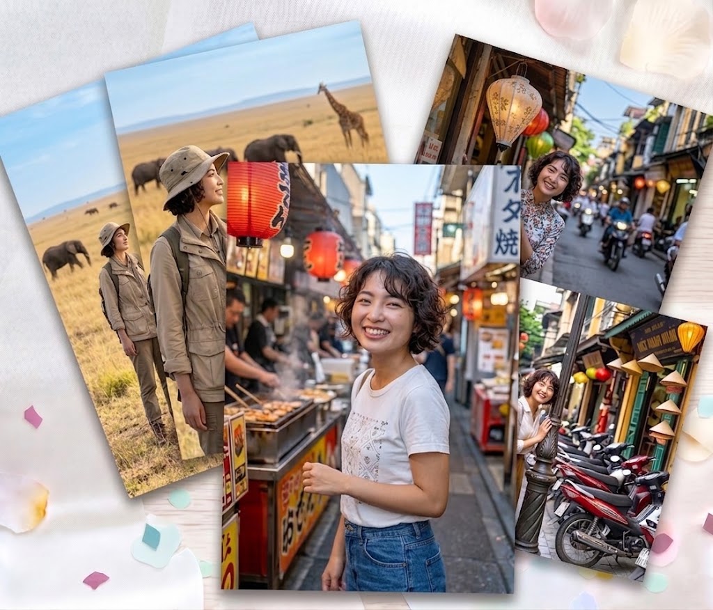 【桃木兎羽様 ファンツアー】ツアー写真使用 ブロマイド 5種セット