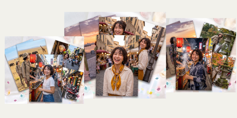 【桃木兎羽様 ファンツアー】ツアー写真使用 ブロマイド 5種セット