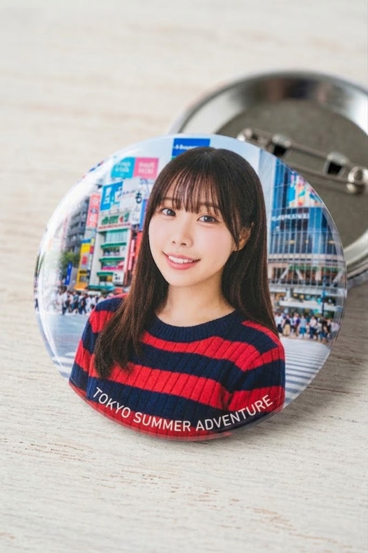 【桃木兎羽ファンツアー】ツアー写真 缶バッジ 直径15cm